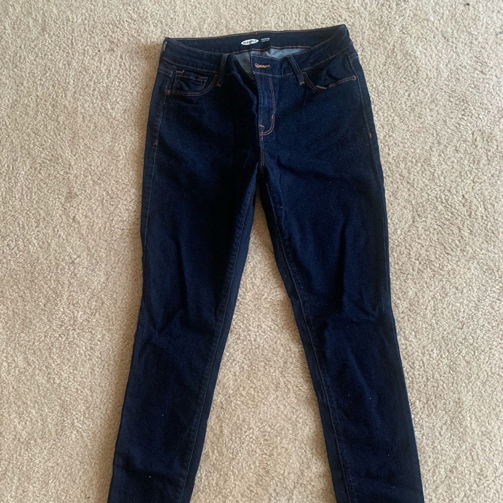 Old Navy Rockstar Jeans in dark denim